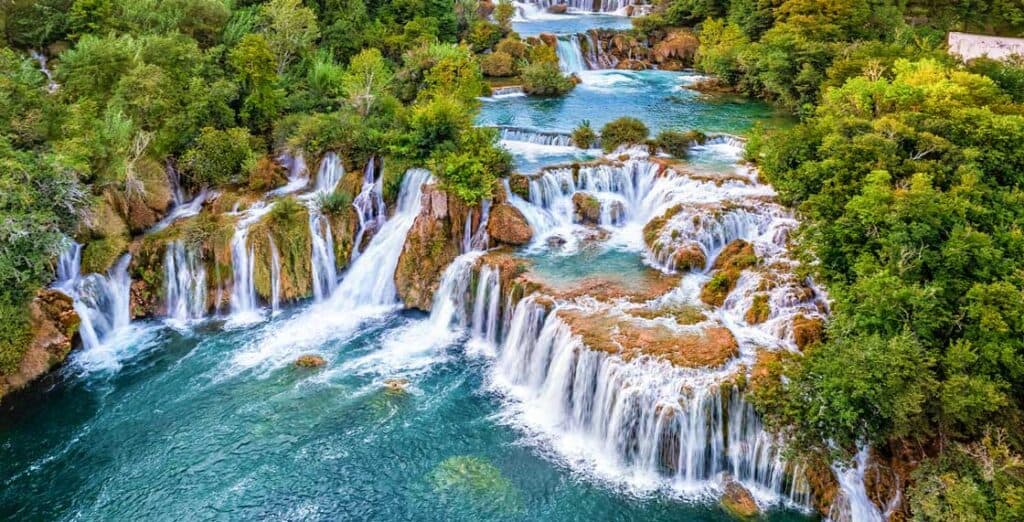 Krka National Park waterfalls Croatia